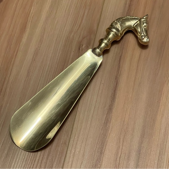 Vintage Shoes Vintage Brass Horse Head Shoe Horn Made In Italy